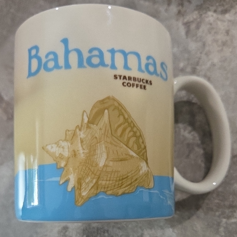 Starbucks Bahamas Mug - Cream, Blue, and Tan